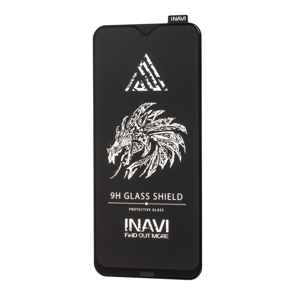 Захисне скло INAVI PREMIUM для Xiaomi Redmi 8 з чорною рамкою-0