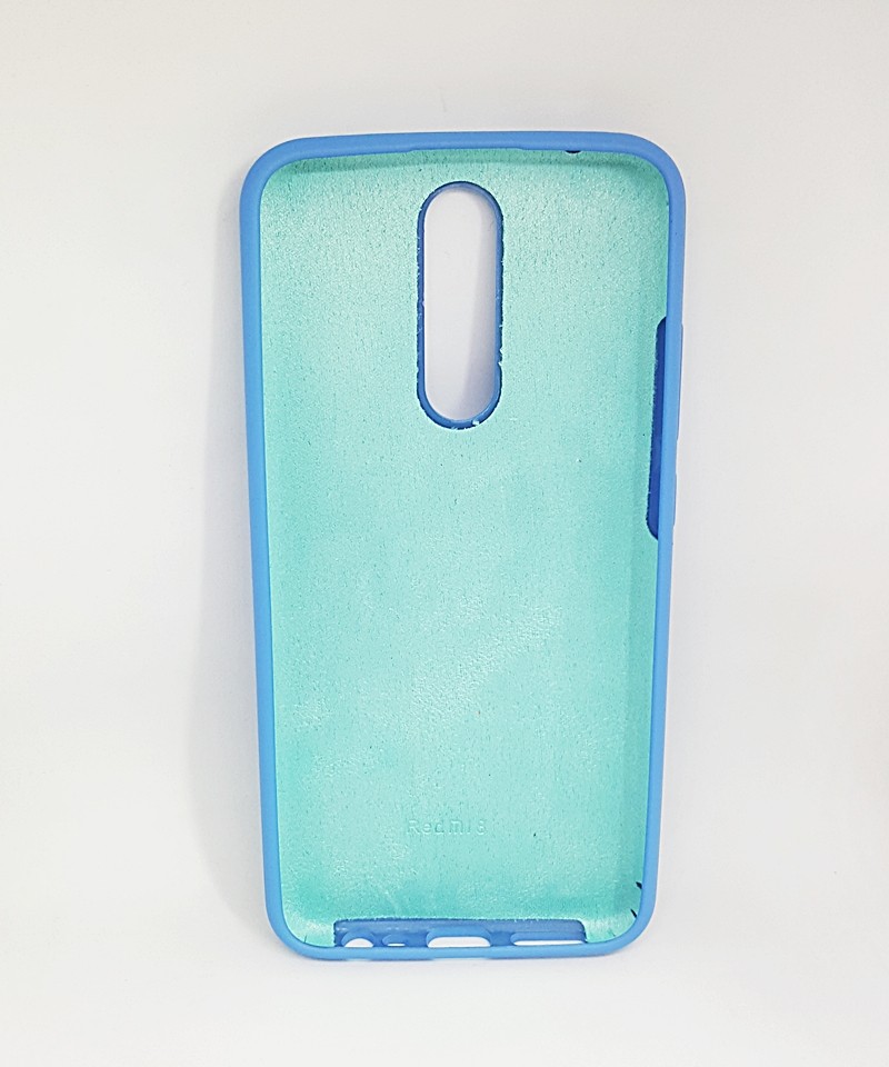 Silicone Cover Full Protective для Xiaomi Redmi 8 Azure-1