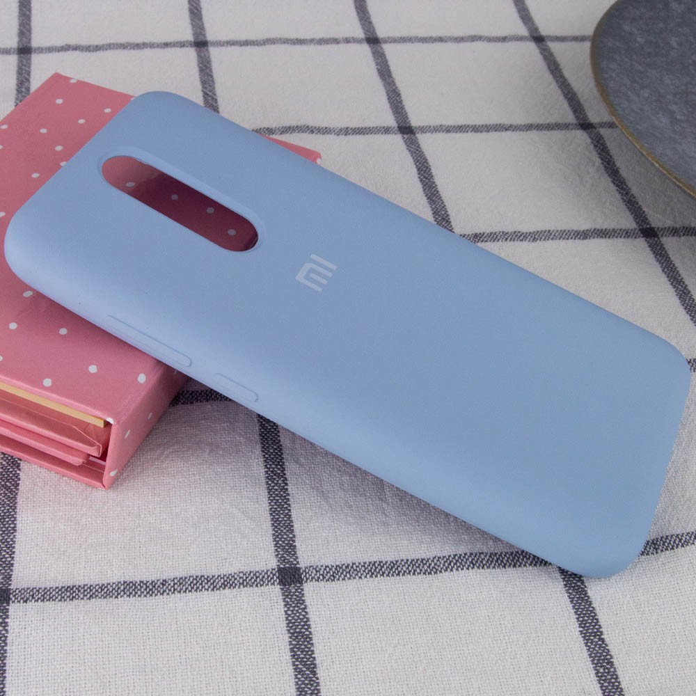 Silicone Cover Full Protective для Xiaomi Redmi 8 Mist Blue-1