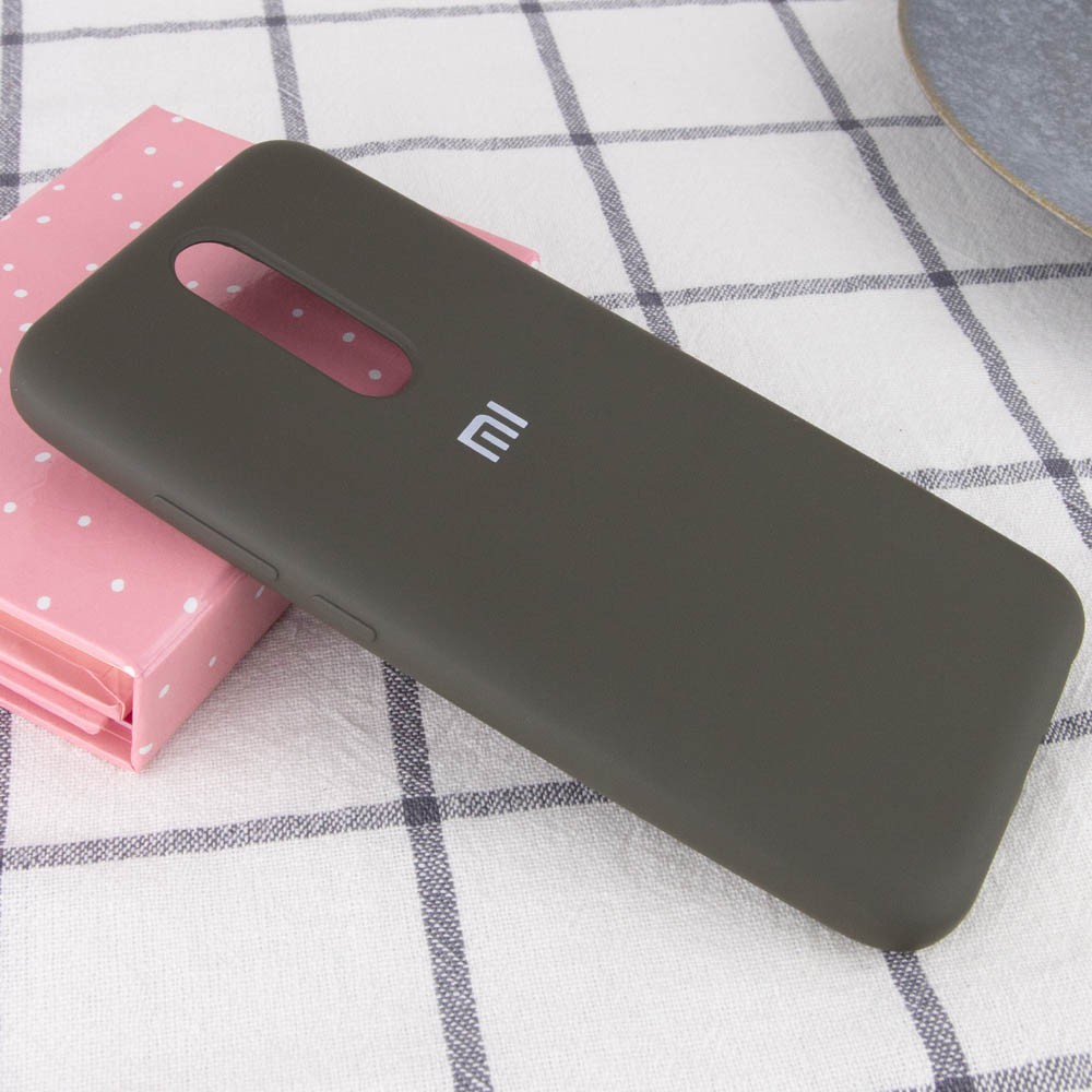 Silicone Cover Full Protective для Xiaomi Redmi 8 Olive-1