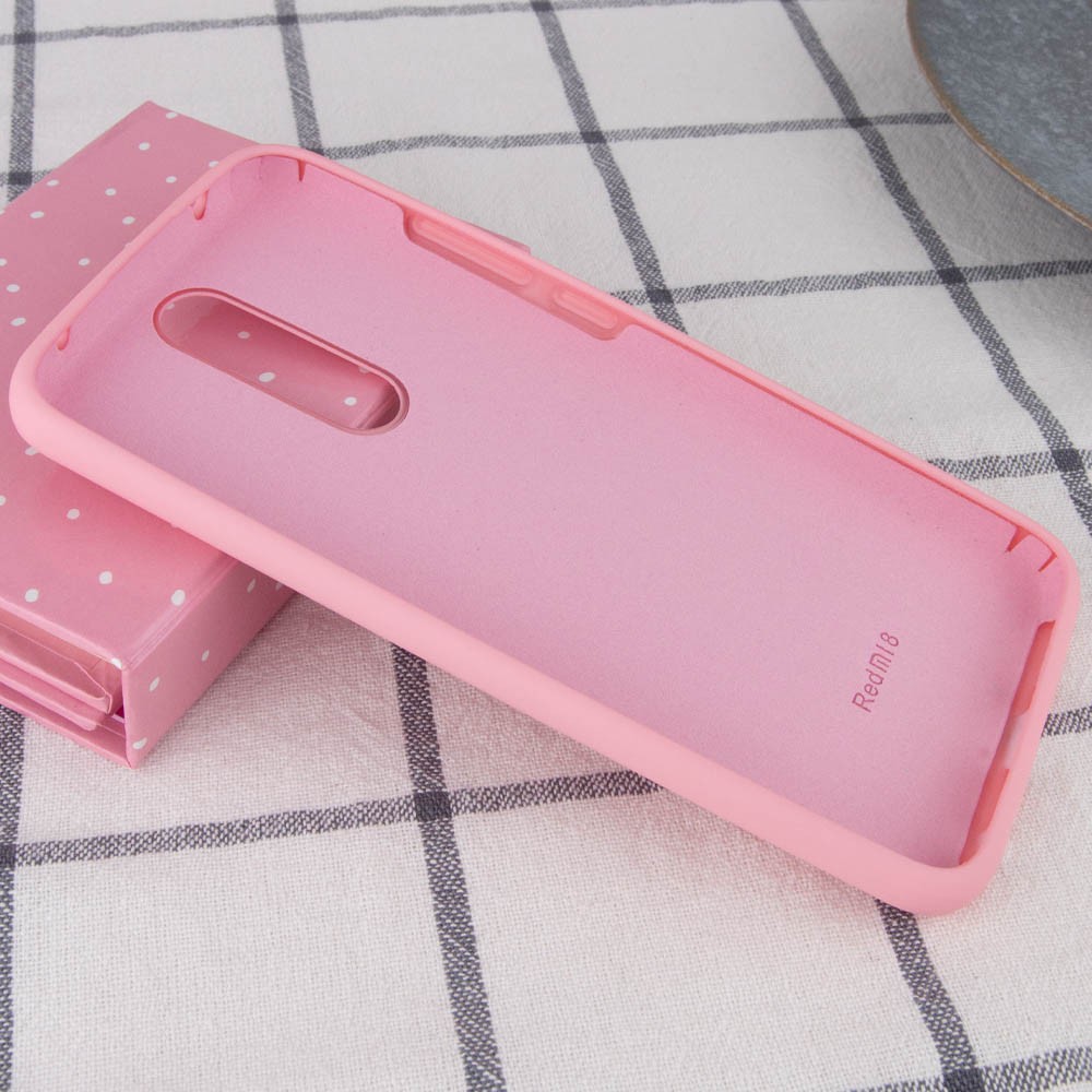 Silicone Cover Full Protective для Xiaomi Redmi 8 Pink-2