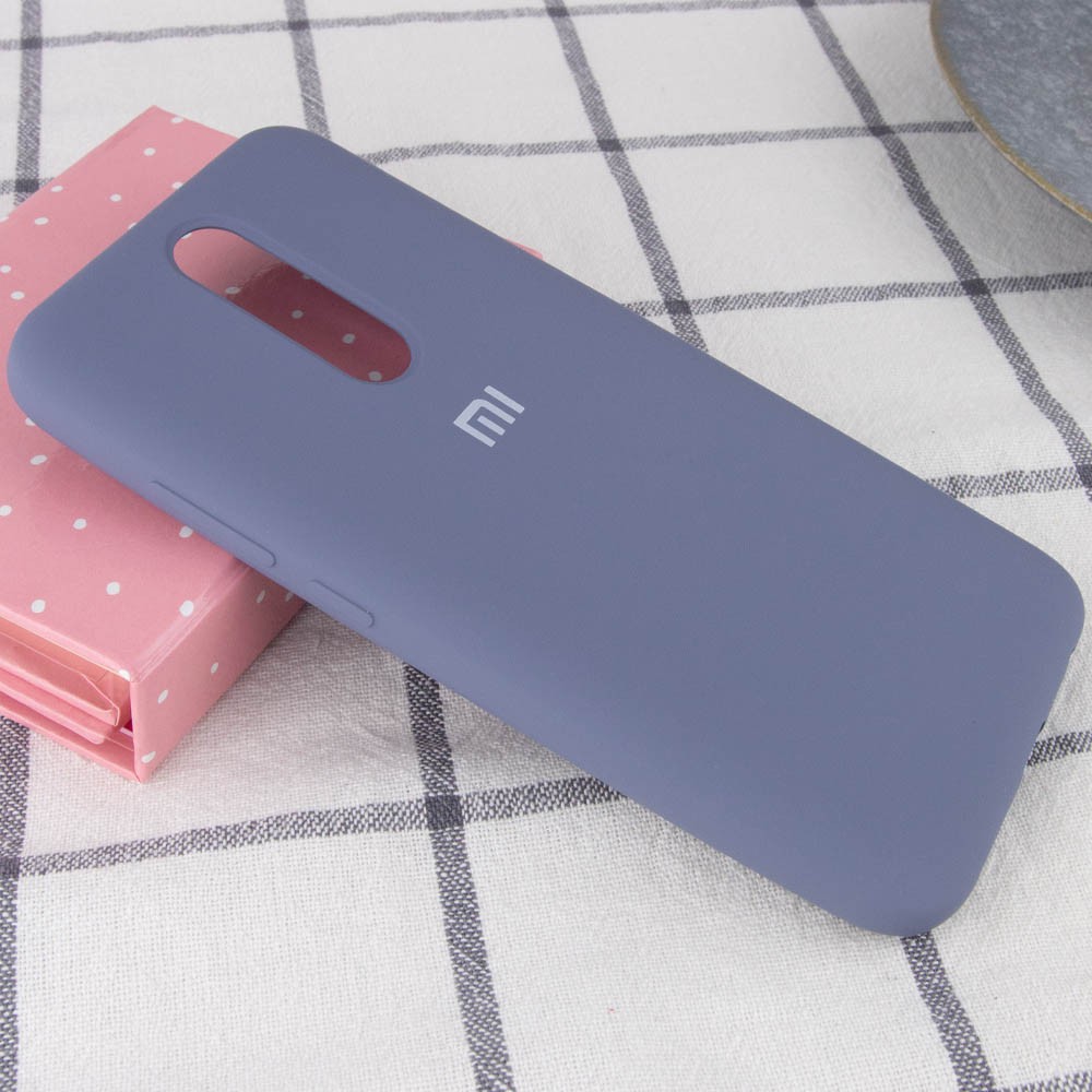 Silicone Cover Full Protective для Xiaomi Redmi 8 Lavender Gray-1