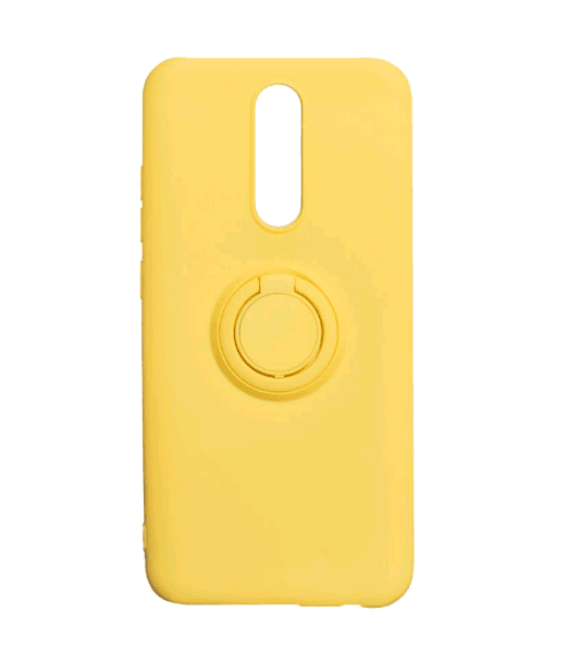 Накладка ColorRing з кільцем для Xiaomi Redmi 8/8A жовта-0