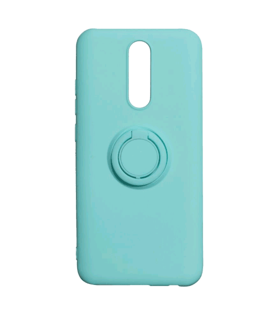 Накладка ColorRing з кільцем для Xiaomi Redmi 8/8A бірюзова-0