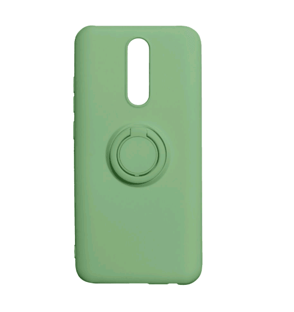 Накладка ColorRing з кільцем для Xiaomi Redmi 8/8A зелена-0