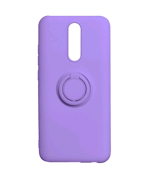 Накладка ColorRing з кільцем для Xiaomi Redmi 8/8A фіолетова-0
