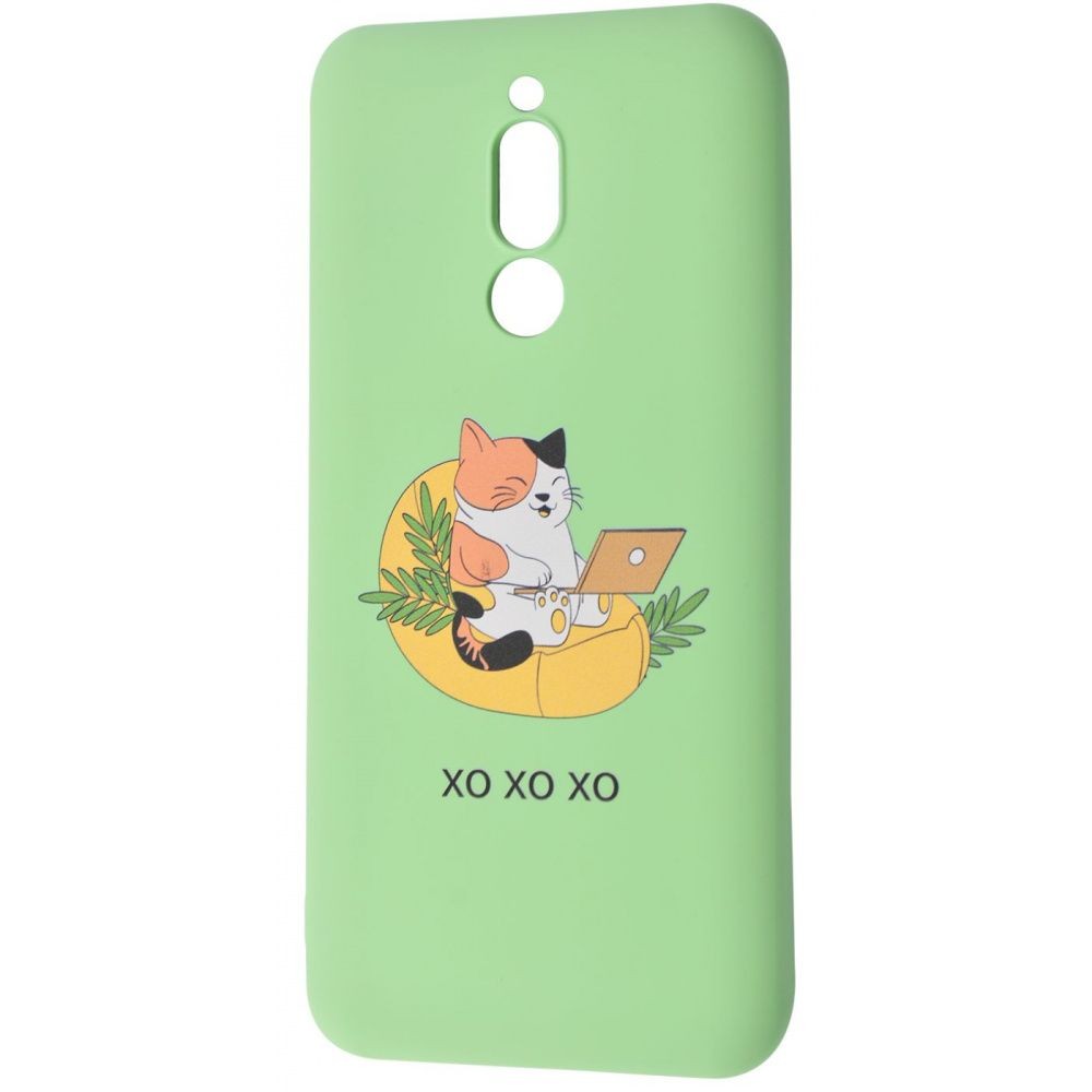 WAVE Fancy для Xiaomi Redmi 8/8A (freelance cat/mint gum)-0