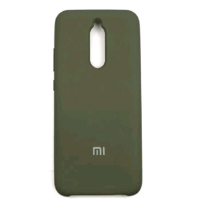 Silicone Cover Full Protective для Xiaomi Redmi 8 (Deep olive)-0