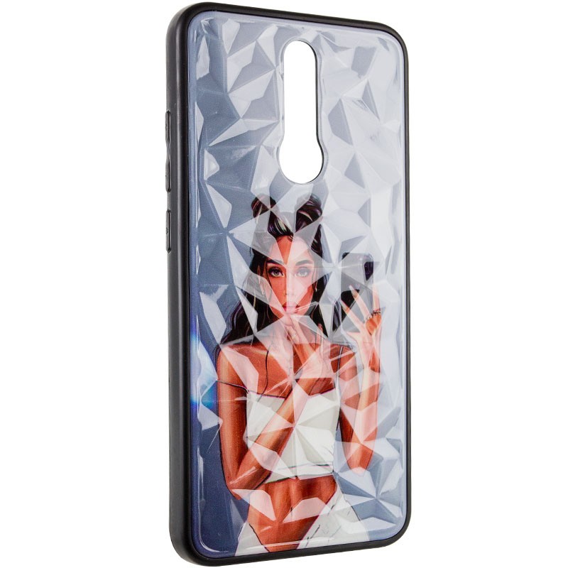 Накладка Ladies для Xiaomi Redmi 8 Black in white-1