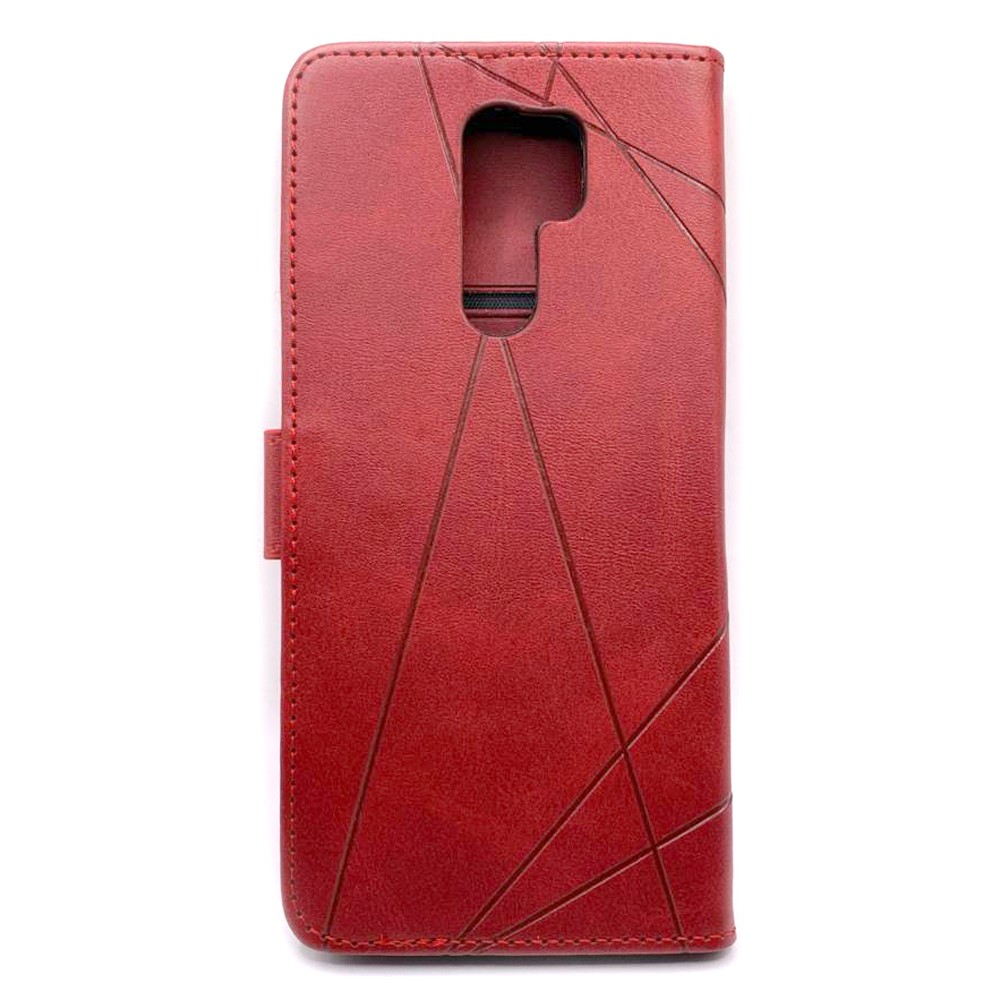 Книжка Business Clasp для Xiaomi Redmi 9 Червона-1