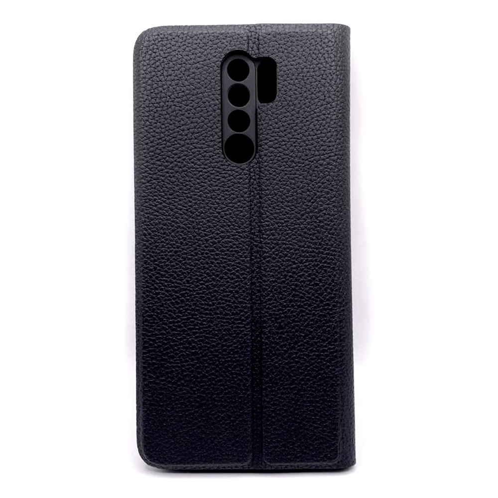 Книжка Leather Flip case для Xiaomi Redmi 9 (Black)-1