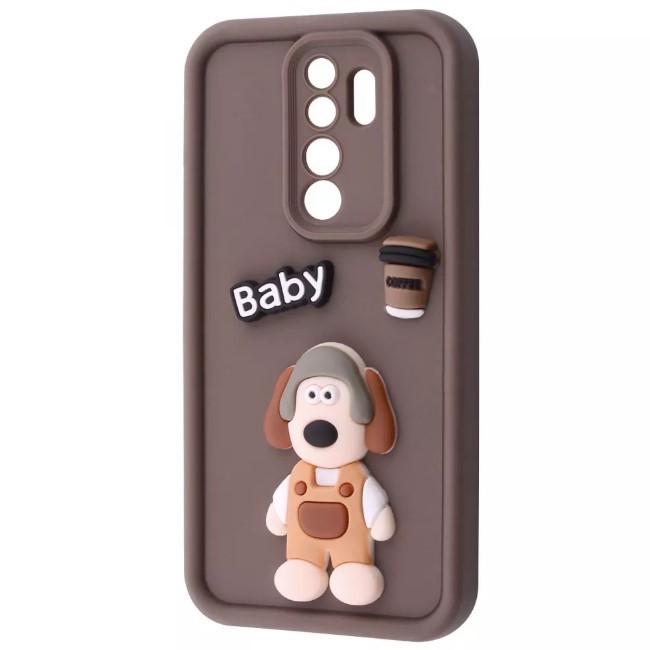 Чохол Pretty Toys для Xiaomi Redmi 9  (Brown/dog)-0