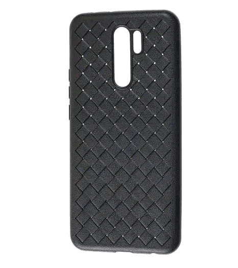 Накладка Weaving case для Xiaomi Redmi 9 чорна-0