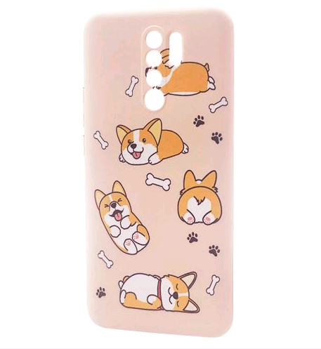 WAVE Fancy для Xiaomi Redmi 9 (corgi/pink sand)-0