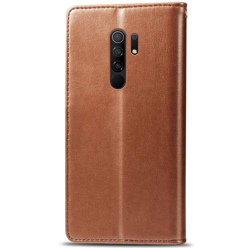 Книжка GETMAN Gallant для Xiaomi Redmi 9 коричнева-1