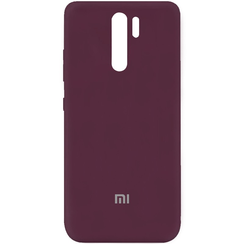 Silicone Cover My Color Full Protective (A) для Xiaomi Redmi 9 (Maroon)-0