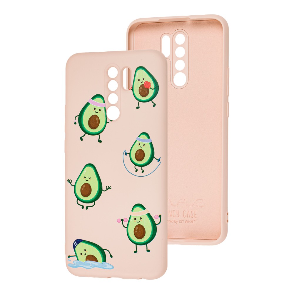 WAVE Fancy Case для Xiaomi Redmi 9 (sports avocado/pink sand)-0