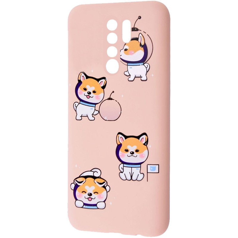 WAVE Fancy для Xiaomi Redmi 9 (laika spaceman/pink sand)-0