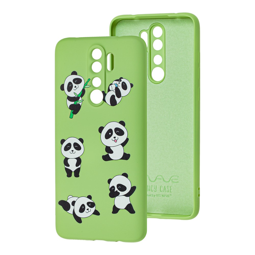WAVE Fancy для Xiaomi Redmi 9 (lovely panda/mint gum)-0
