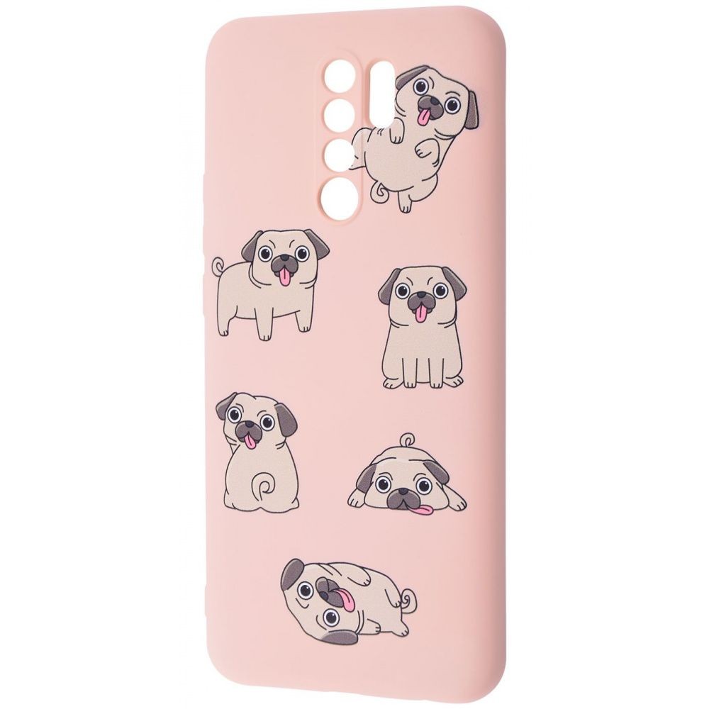 WAVE Fancy для Xiaomi Redmi 9 (pug/pink sand)-0