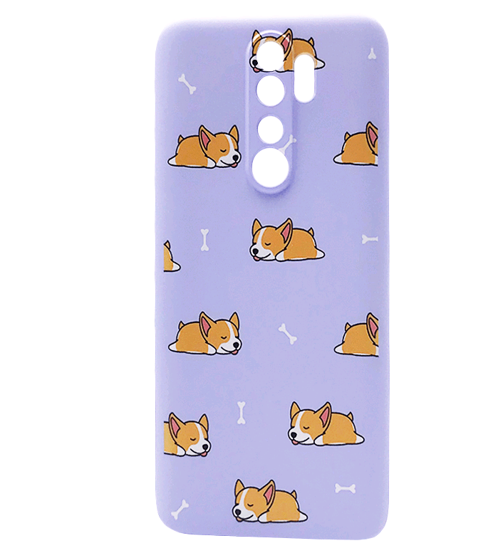 WAVE Fancy для Xiaomi Redmi 9 (sleeping corgi/light purple)-0