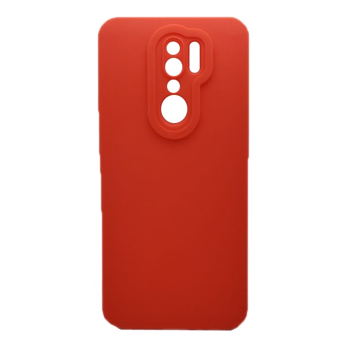 Накладка Silicone Case Full Camera для Xiaomi Redmi 9 бордова-0