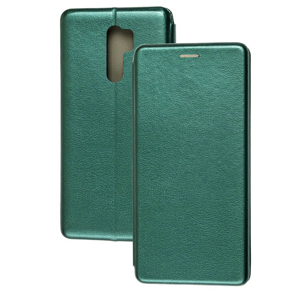 Книжка Premium для Xiaomi Redmi 9 зелена-0