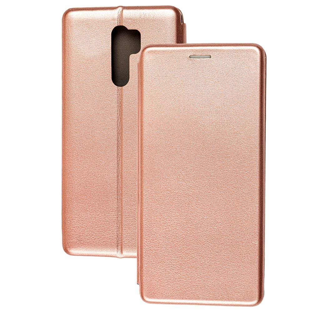 Книжка Premium для Xiaomi Redmi 9 рожеве золото-0