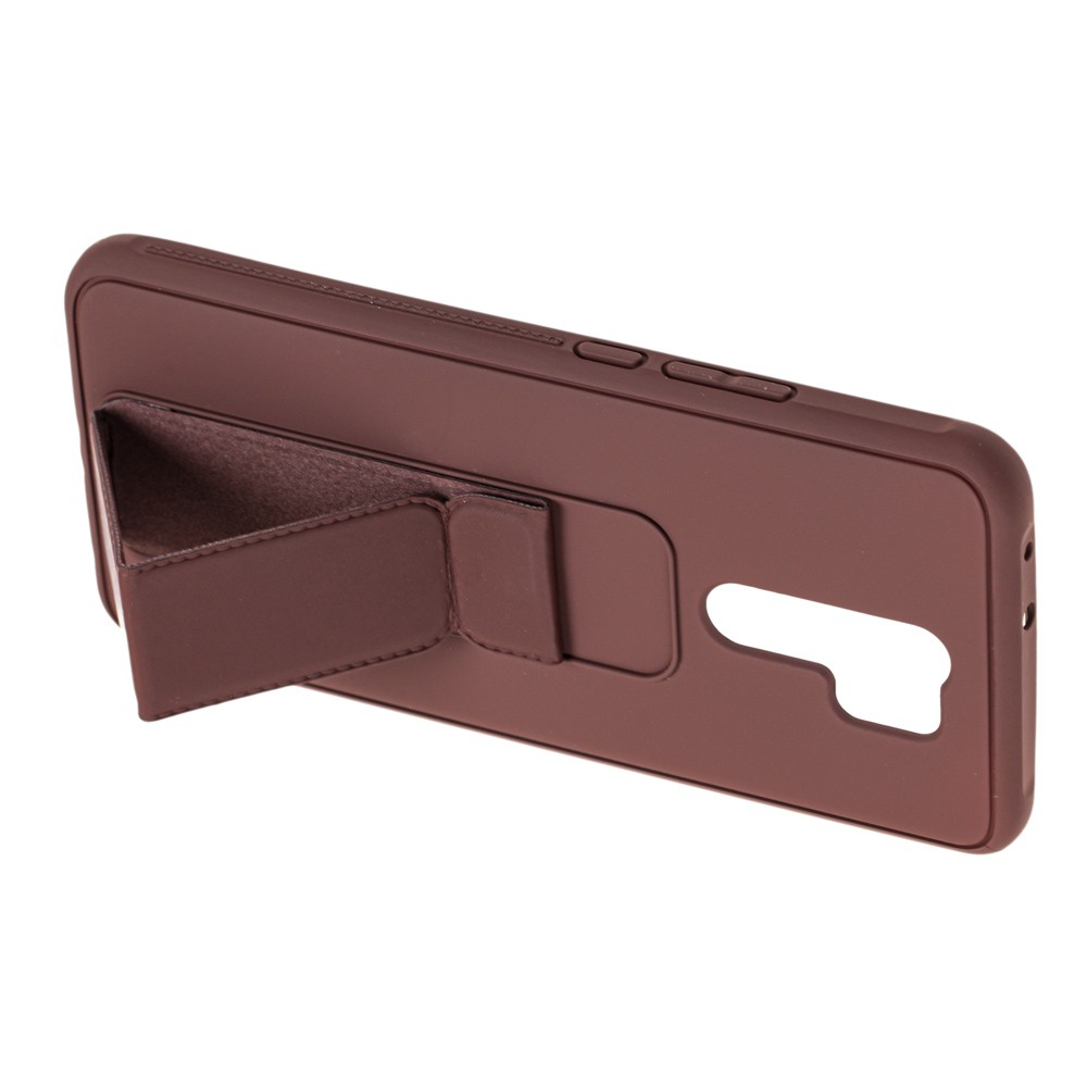 Накладка Bracket для Xiaomi Redmi 9 коричнева-1
