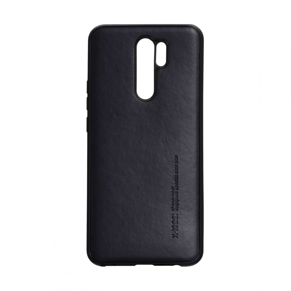 Накладка Leael Color для Xiaomi Redmi 9 чорна-0