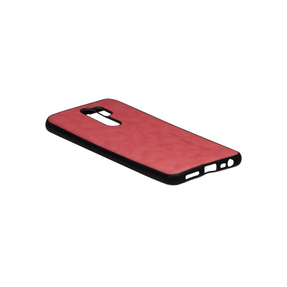 Накладка Leael Color для Xiaomi Redmi 9 червона-1