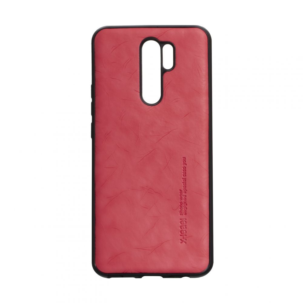 Накладка Leael Color для Xiaomi Redmi 9 червона-0