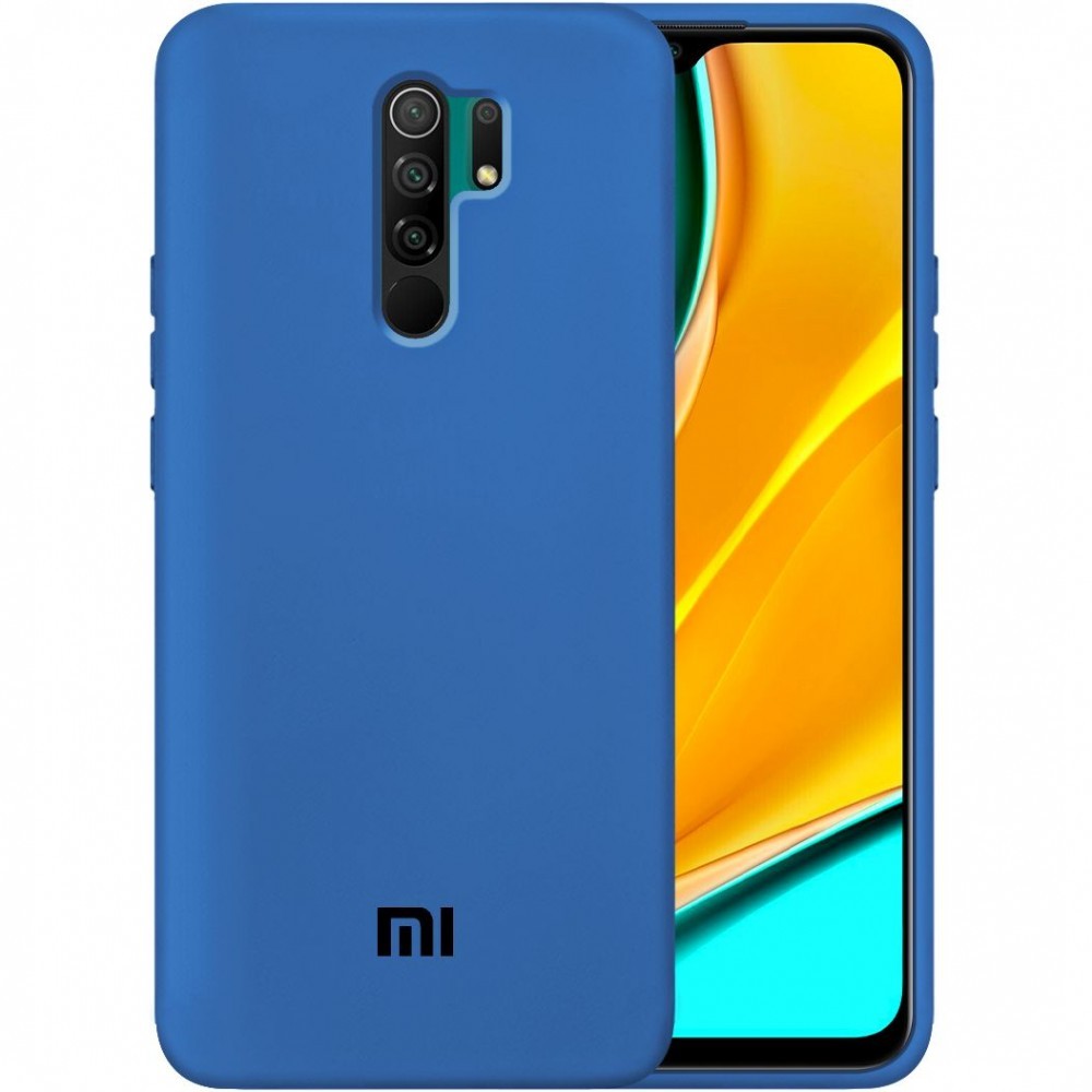 HQ Silicone Case Xiaomi Redmi 9 синя-0