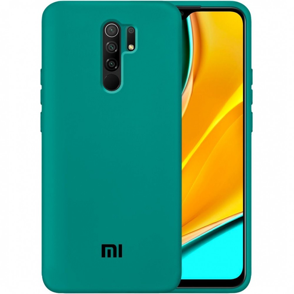 HQ Silicone Case Xiaomi Redmi 9 темно-зелена-0