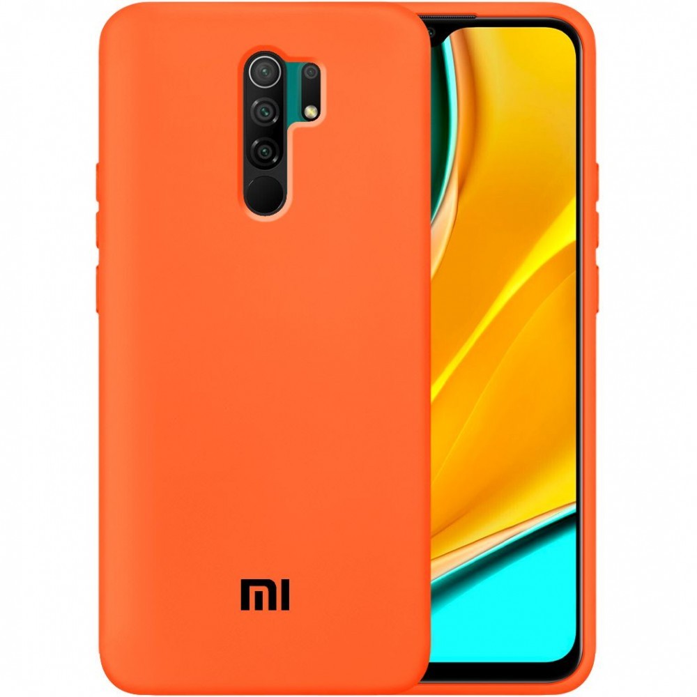 HQ Silicone Case Xiaomi Redmi 9 помаранчева-0