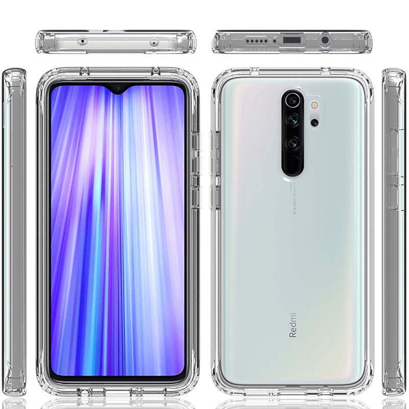 Накладка Full Body для Xiaomi Redmi 9 прозора (силікон+пластик)-1