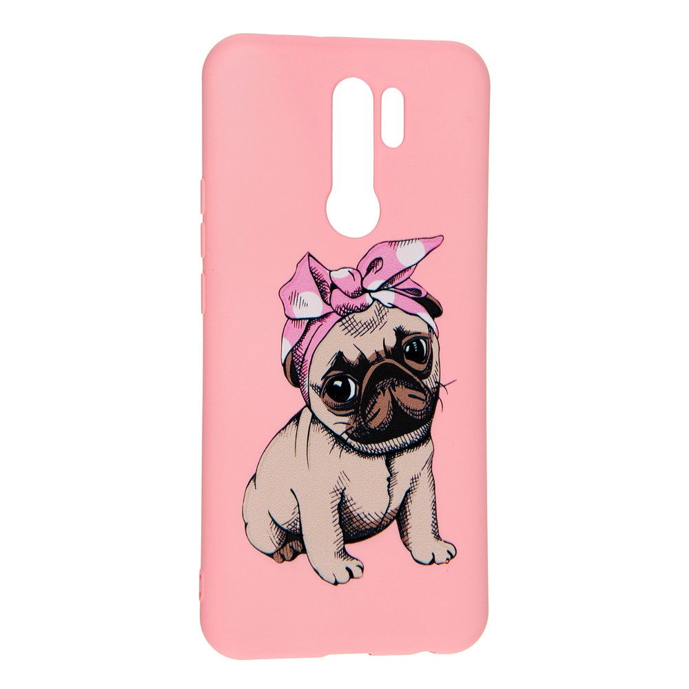 Накладка Silicone ART для Xiaomi Redmi 9 "Мопс"-0