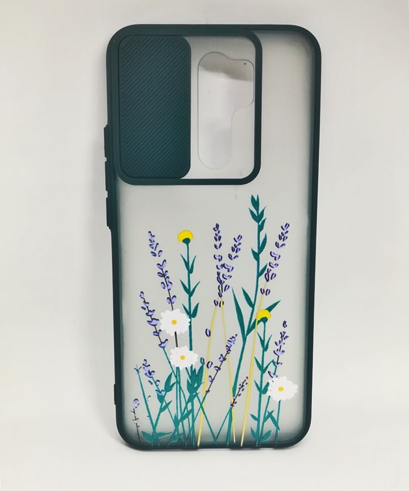 Накладка Camshield mate TPU для Xiaomi Redmi 9 квіти-0