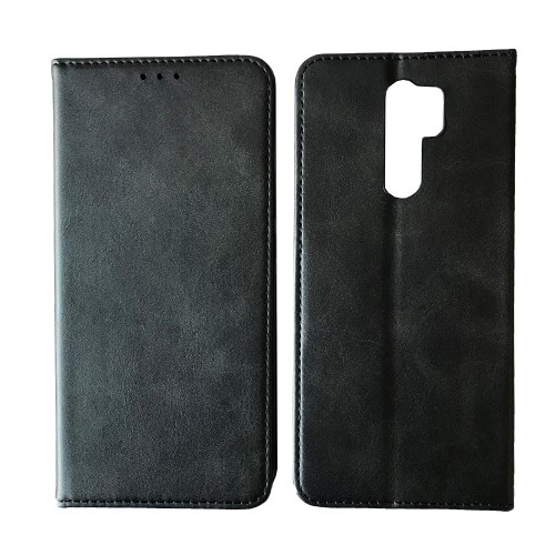 Книжка Black TPU Magnet для Xiaomi Redmi 9 чорна-0