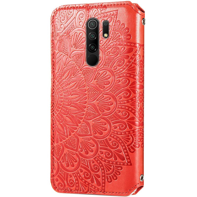 Книжка GETMAN Mandala для Xiaomi Redmi 9 червона-1