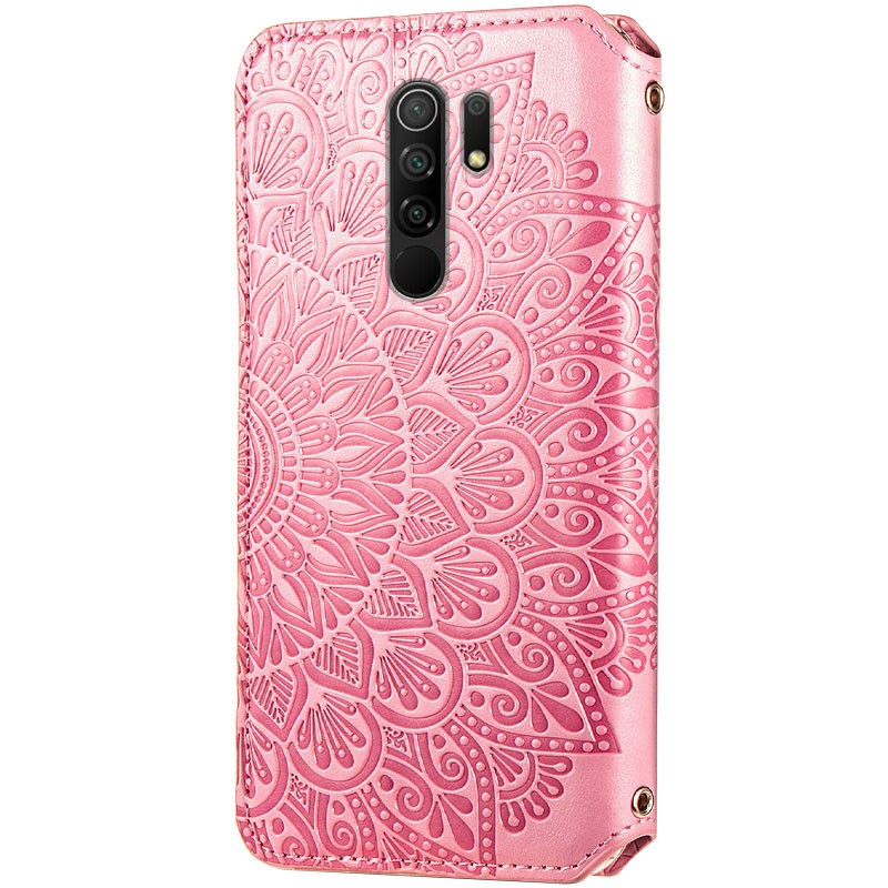 Книжка GETMAN Mandala для Xiaomi Redmi 9 рожева-1
