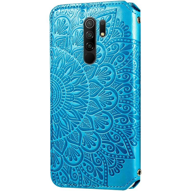 Книжка GETMAN Mandala для Xiaomi Redmi 9 синя-1