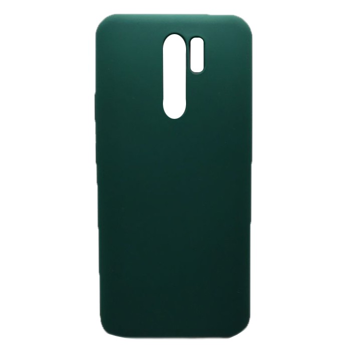 Silicone Cover Full without Logo (A) для Xiaomi Redmi 9 (Dark green)-0