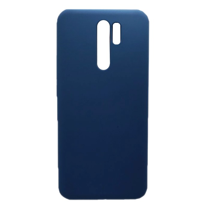 Silicone Cover Full without Logo (A) для Xiaomi Redmi 9 (Navy blue)-0