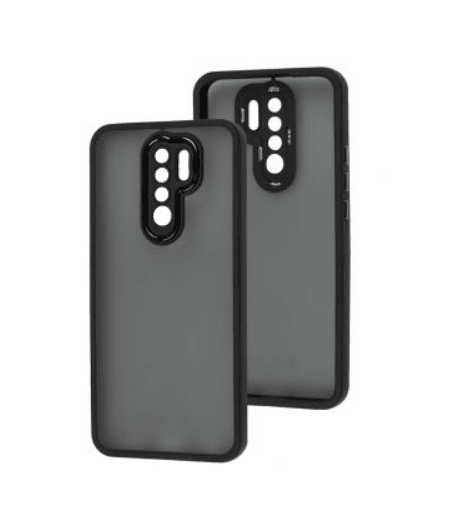 Накладка Luxury Metal Lens для Xiaomi Redmi 9 (Чорний)-0