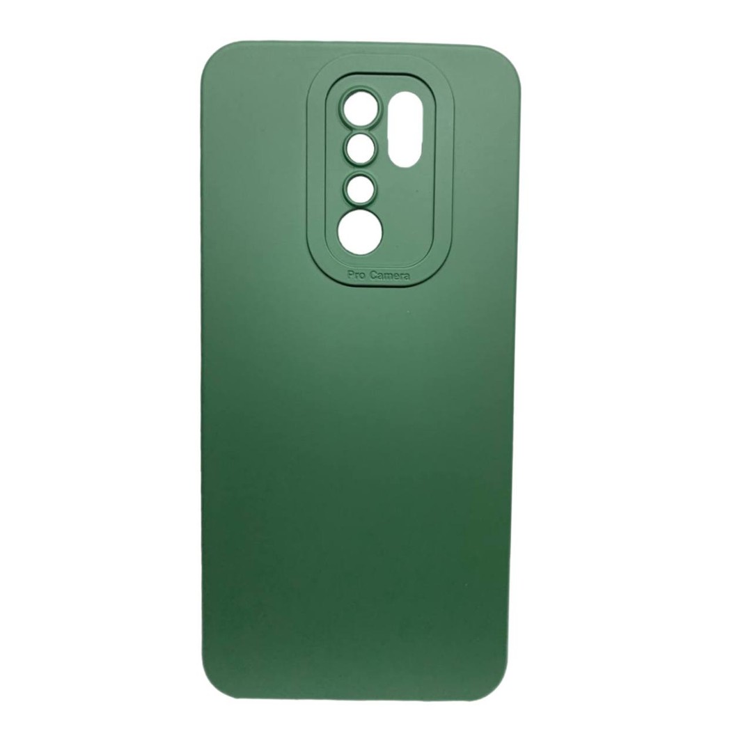 Накладка Color style з мікрофіброю для Xiaomi Redmi 9 Dark green-0