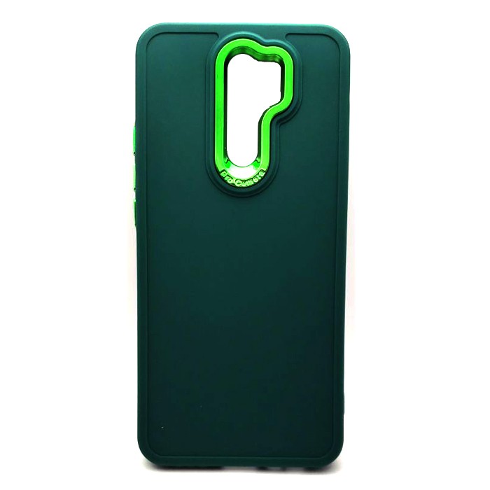 Накладка Lux Matte з мікрофіброю Xiaomi Redmi 9 Dark green-0
