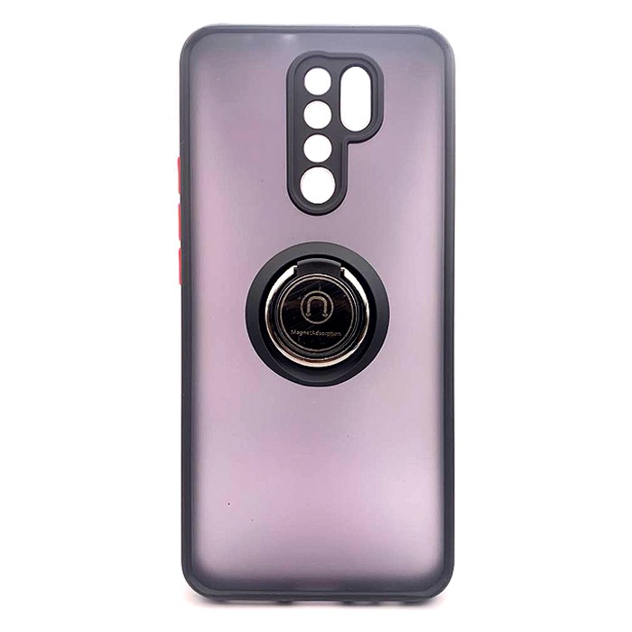 Накладка Totu Gingle Ring для Xiaomi Redmi 9  чорна-0