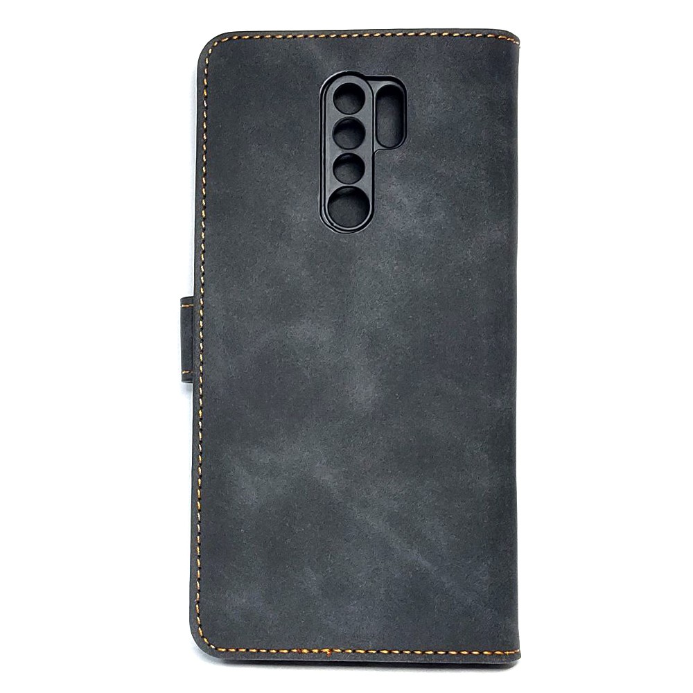 Книжка Cover Stylish Slot Matte для Xiaomi Redmi 9  (Чорна)-1