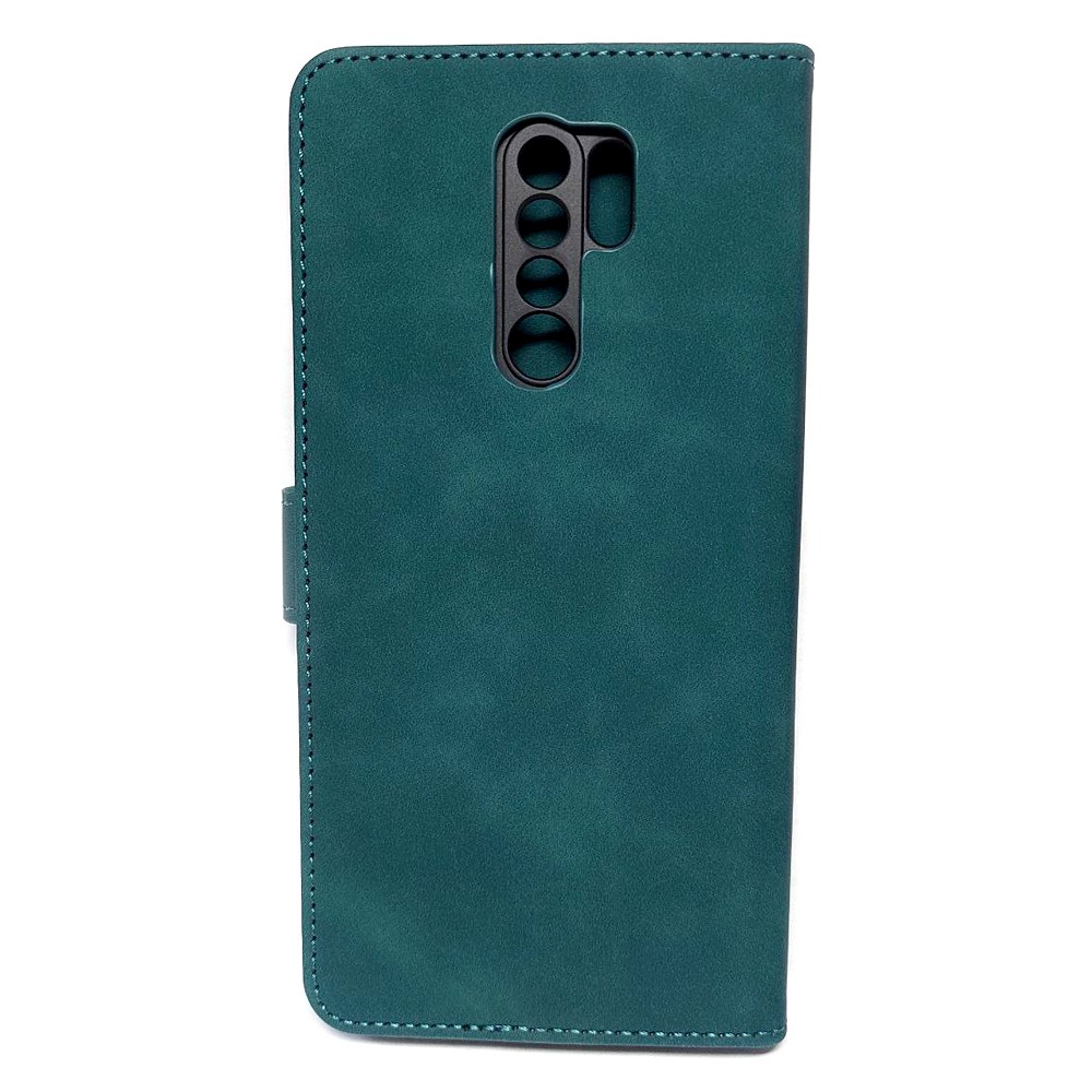 Книжка Cover Stylish Slot Matte для Xiaomi Redmi 9  (Зелена)-1